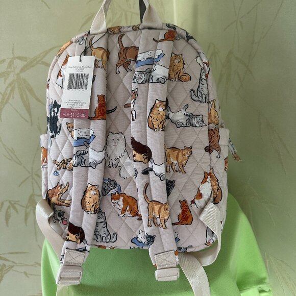 VERA BRADLEY A CAT'S LIFE SMALL BACKPACK:NWT CATS - Picture 9 of 16